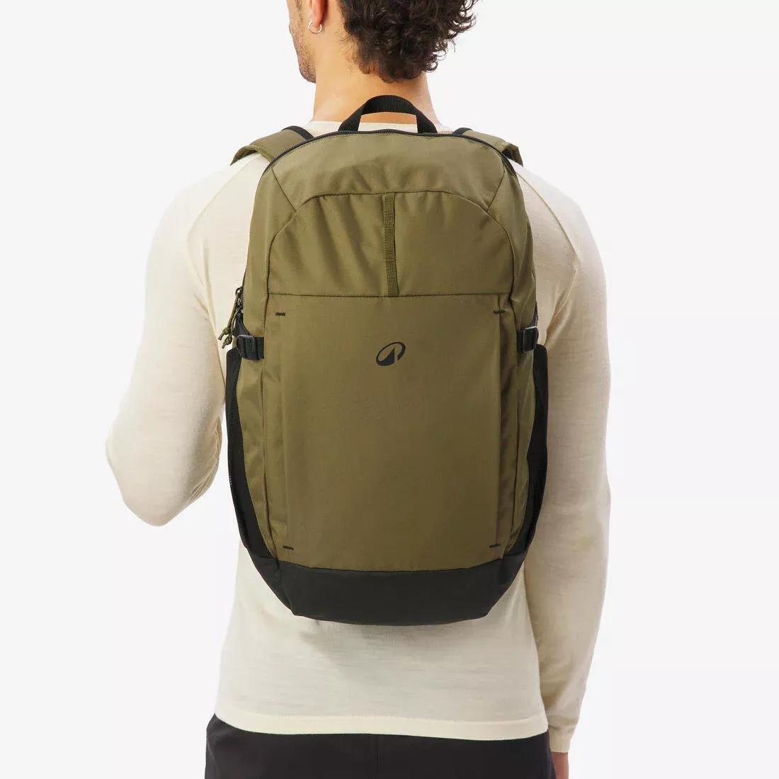 Hiking backpack 27 L - Arpenaz 100, Green, No Color, large image number 6