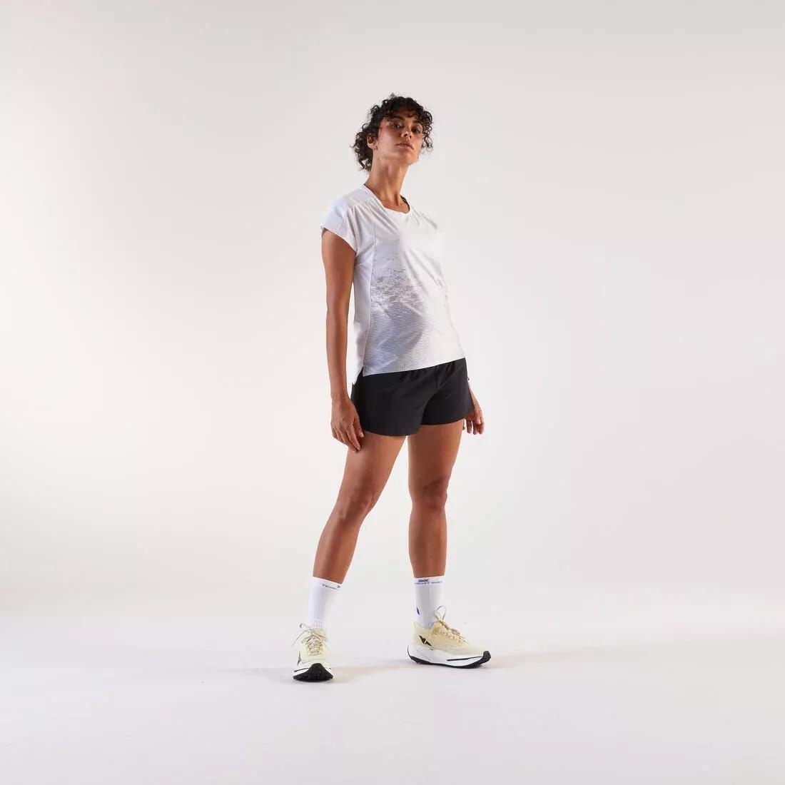 Women Lightweight Running T-Shirt - Kiprun Run 900, Blue, No Color, medium