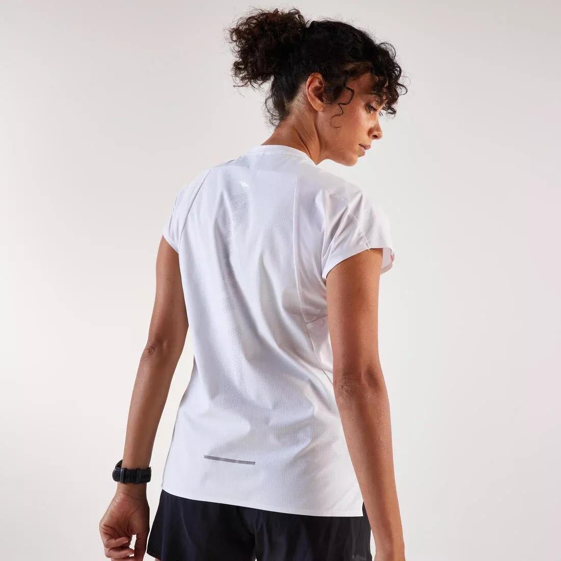 Women Lightweight Running T-Shirt - Kiprun Run 900, Blue, No Color, large image number 4