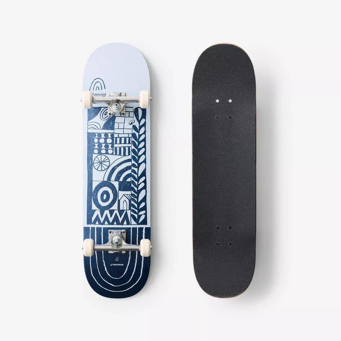 Full Skateboard For Skaters Aged 12 Years Plus - CP500, Navy, No Color, medium