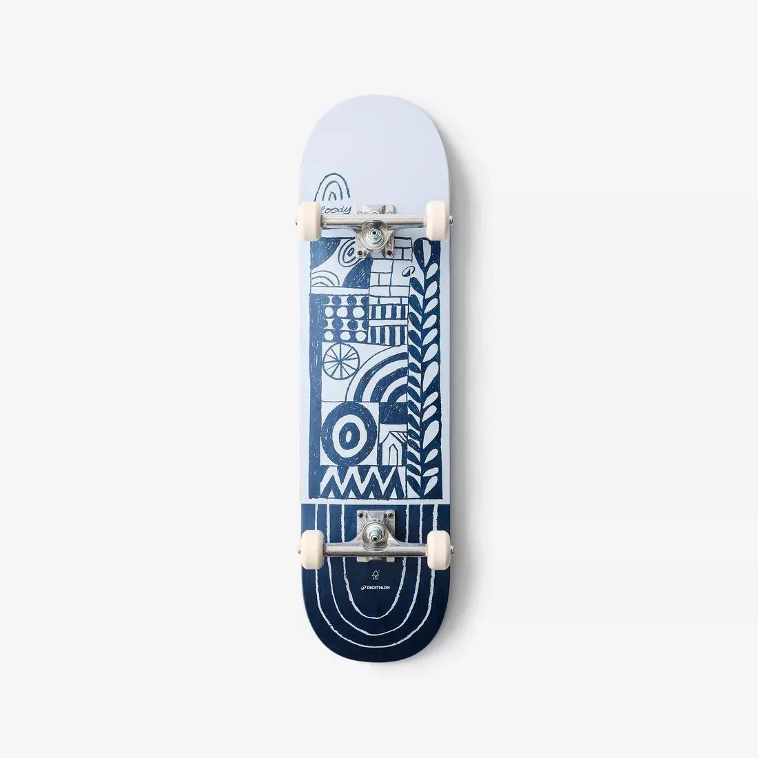 Full Skateboard For Skaters Aged 12 Years Plus - CP500, Navy, No Color, medium