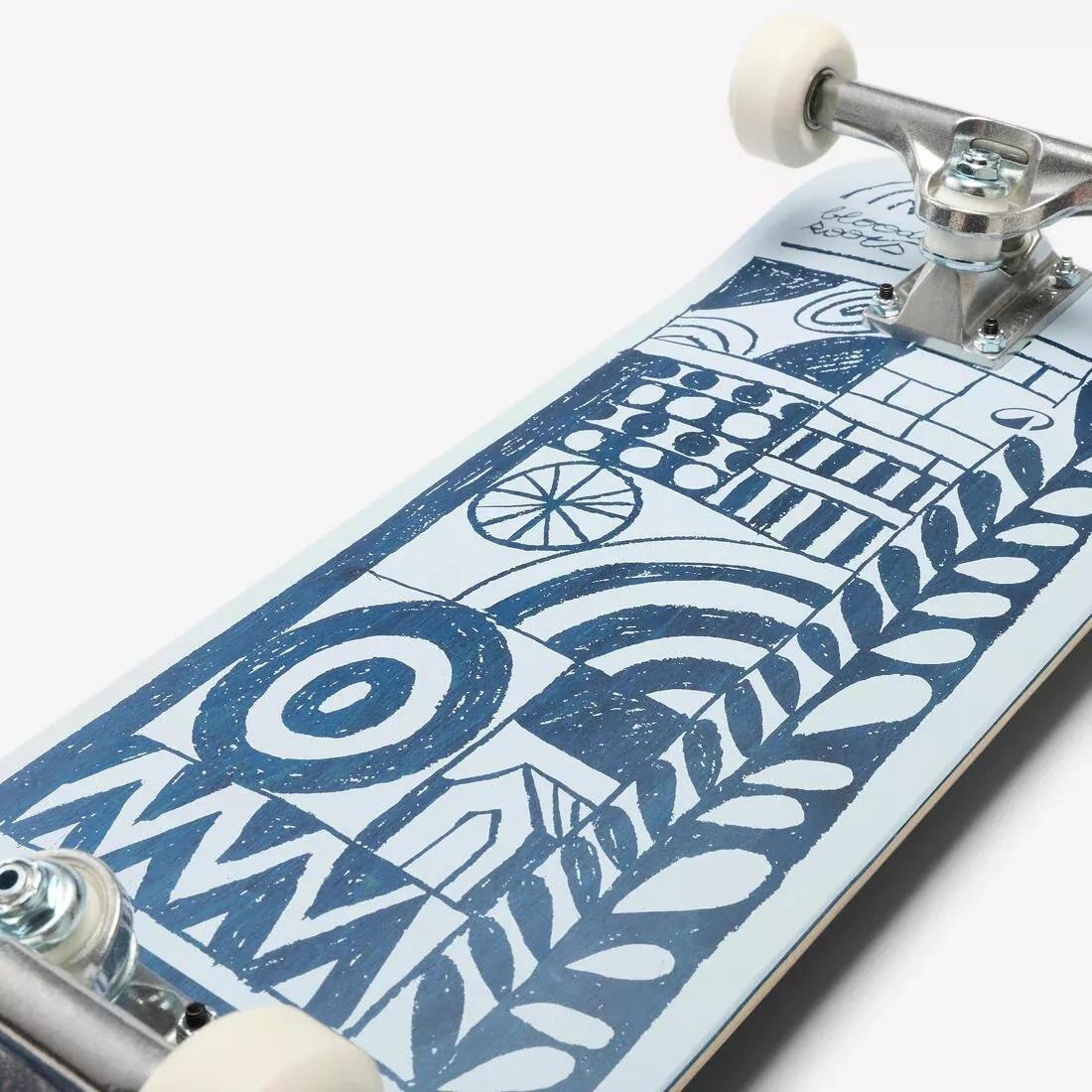 Full Skateboard For Skaters Aged 12 Years Plus - CP500, Navy, No Color, large image number 4