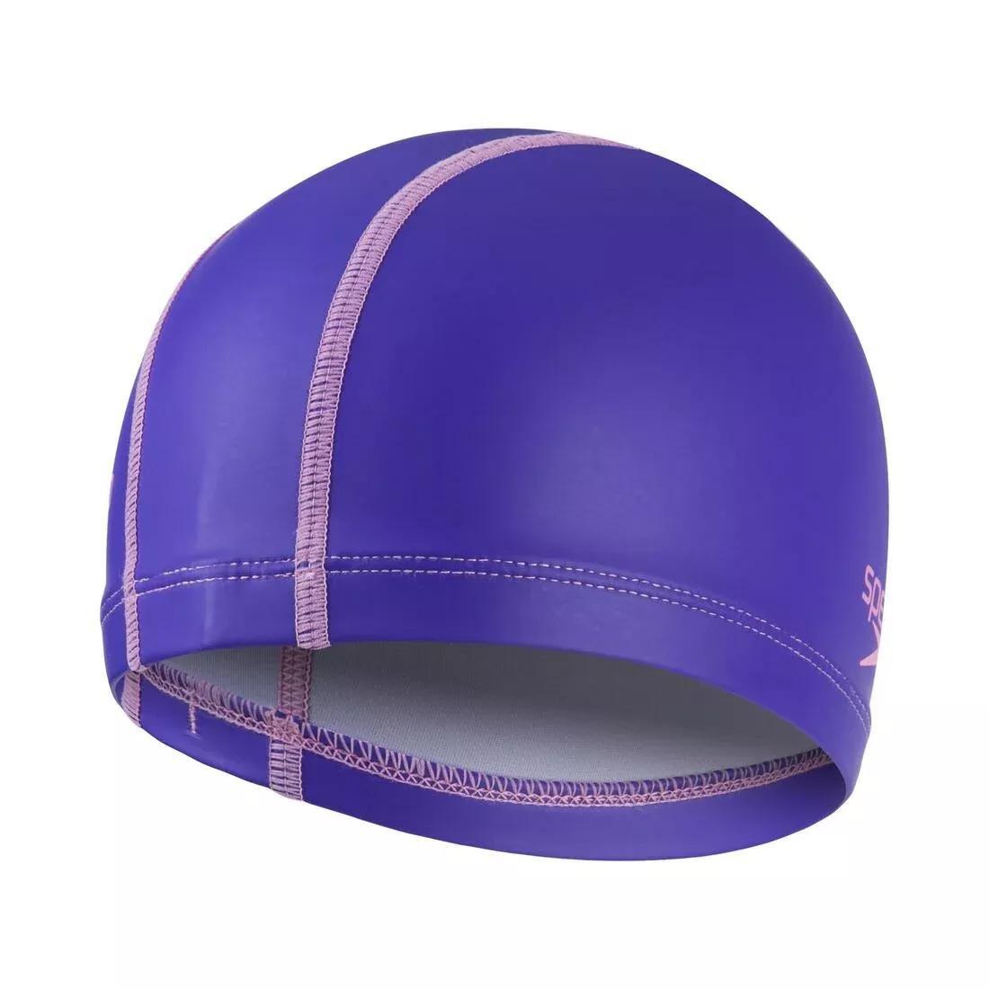 Junior Long Hair Pace Cap, Purple, No Color, medium
