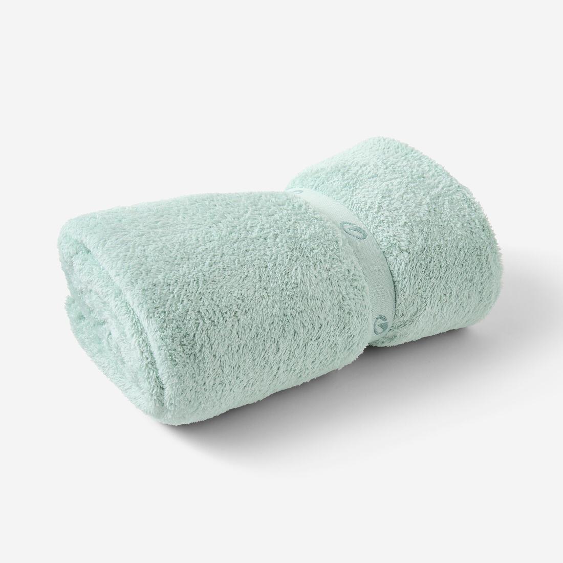 Swimming Ultra-Soft Microfibre Towel Size XL 110 x 175 cm, Pink, No Color, large image number 7