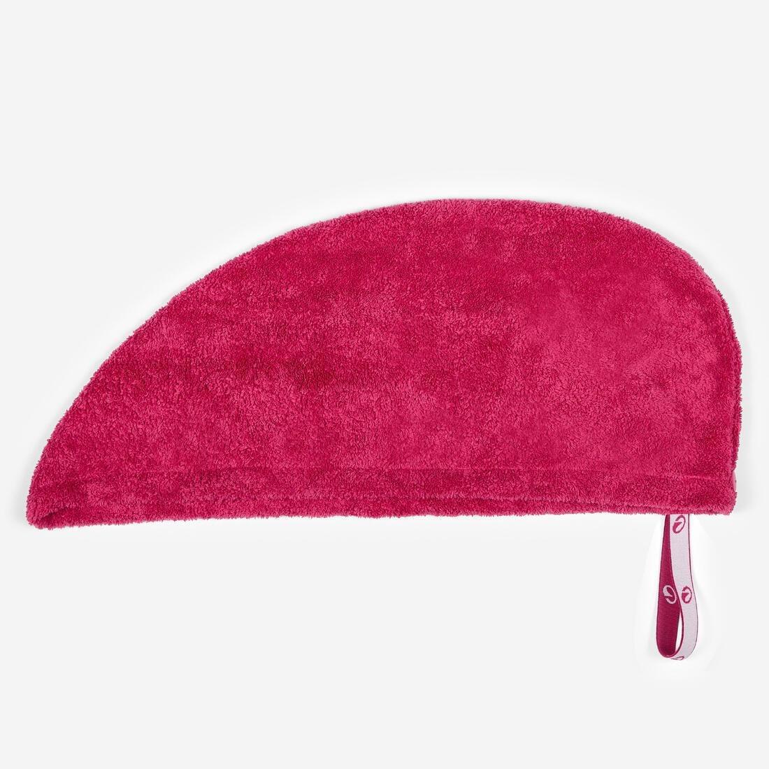 Swimming Soft Microfibre Hair Towel, Pink, No Color, large image number 9