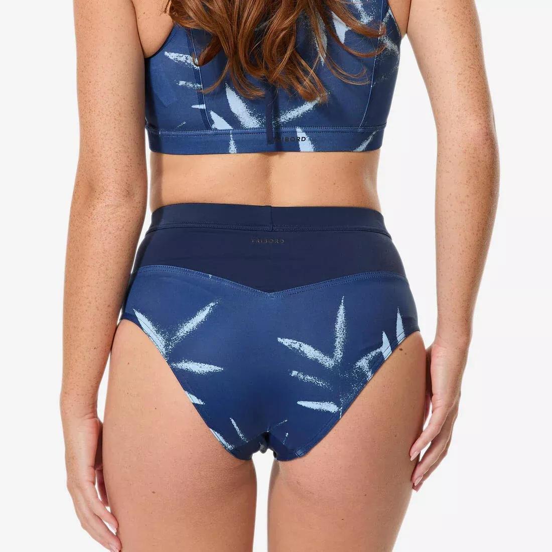 Women High Waist Surf Bikini Bottoms, Black, No Color, large image number 5