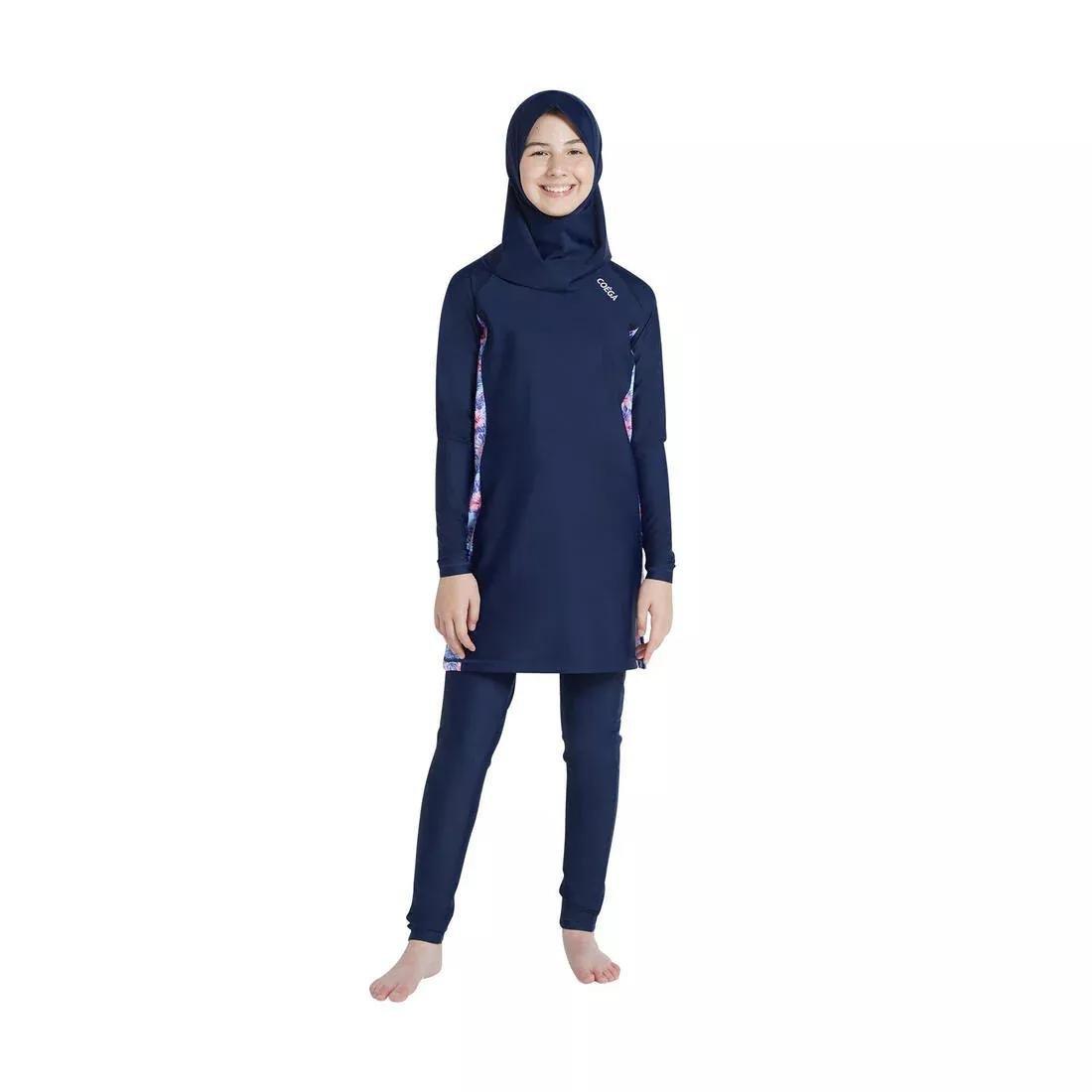 Youth Modest Three-piece Swim Set, , medium