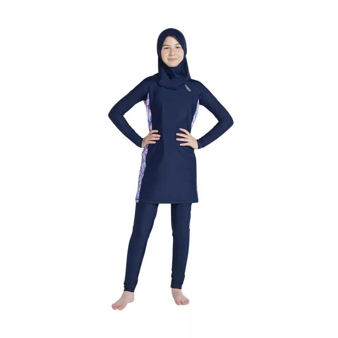 Youth Modest Three-piece Swim Set, , large image number 3