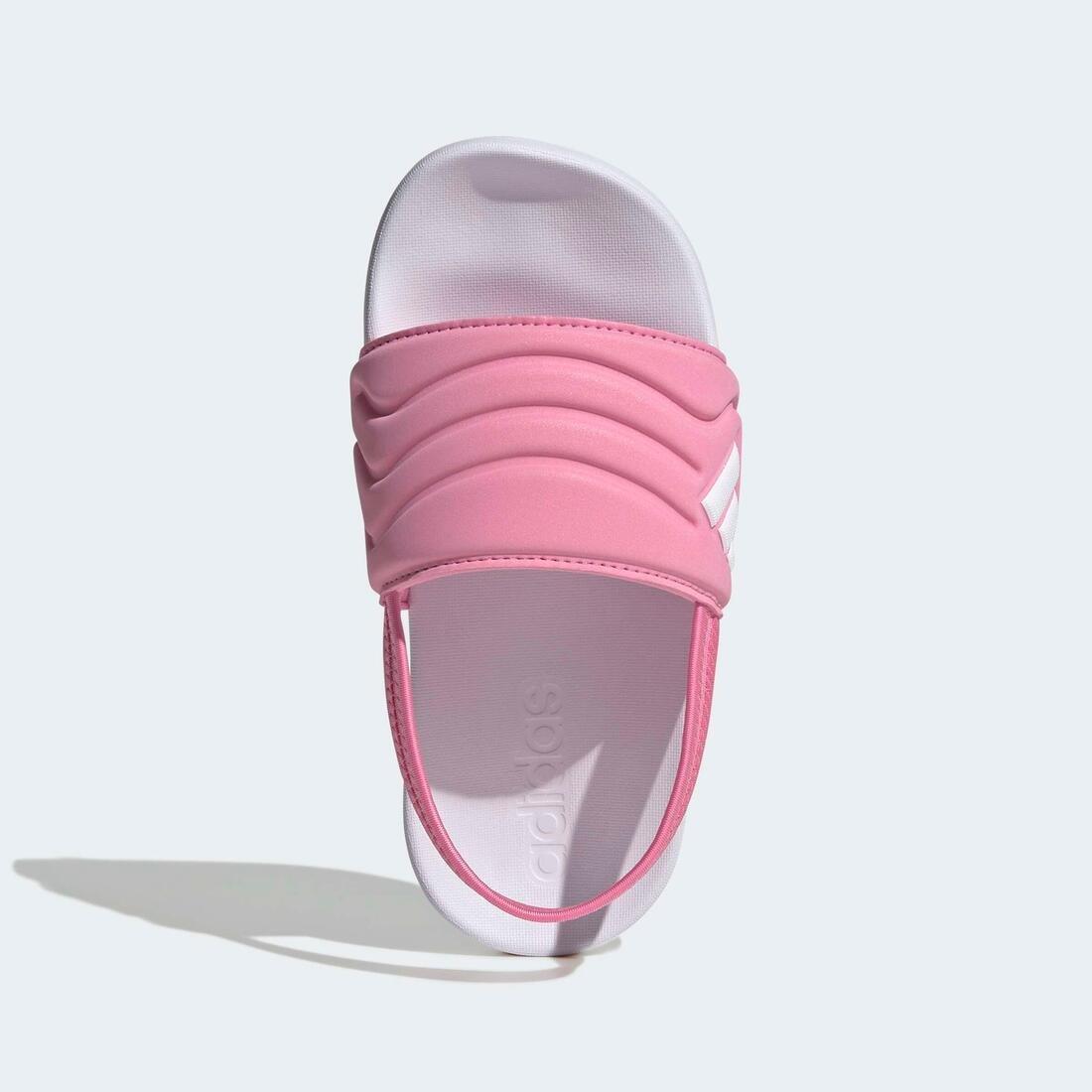 Kids Unisex Adilette Estrap 2.0 Slides, Pink, , large image number 1