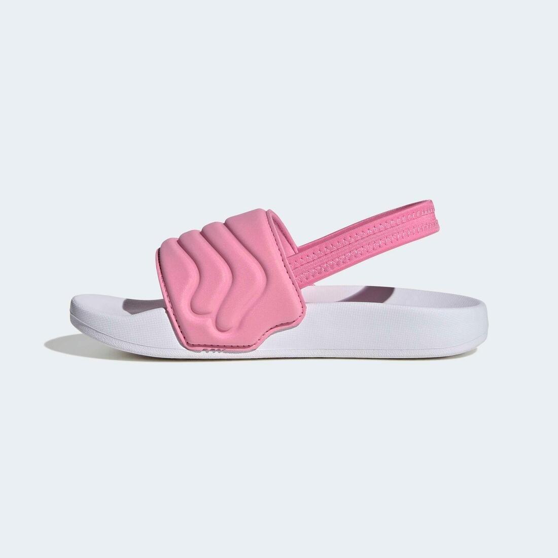 Kids Unisex Adilette Estrap 2.0 Slides, Pink, , large image number 2