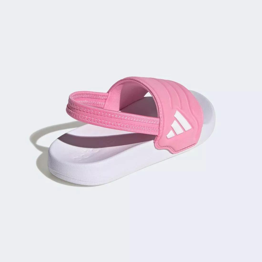 Kids Unisex Adilette Estrap 2.0 Slides, Pink, , large image number 4