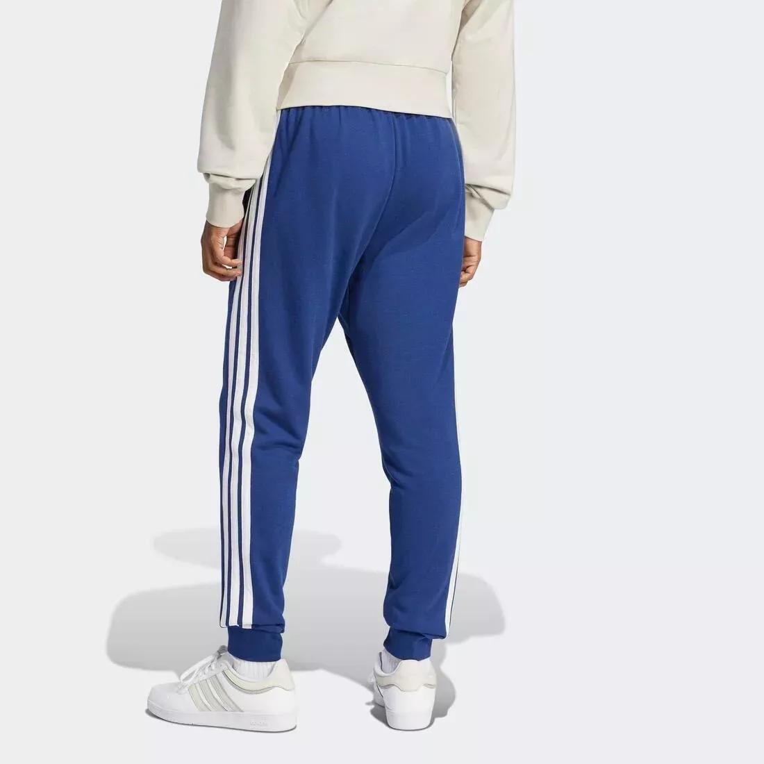 Essential 3-Stripes French Terry Joggers, Blue, No Color, medium