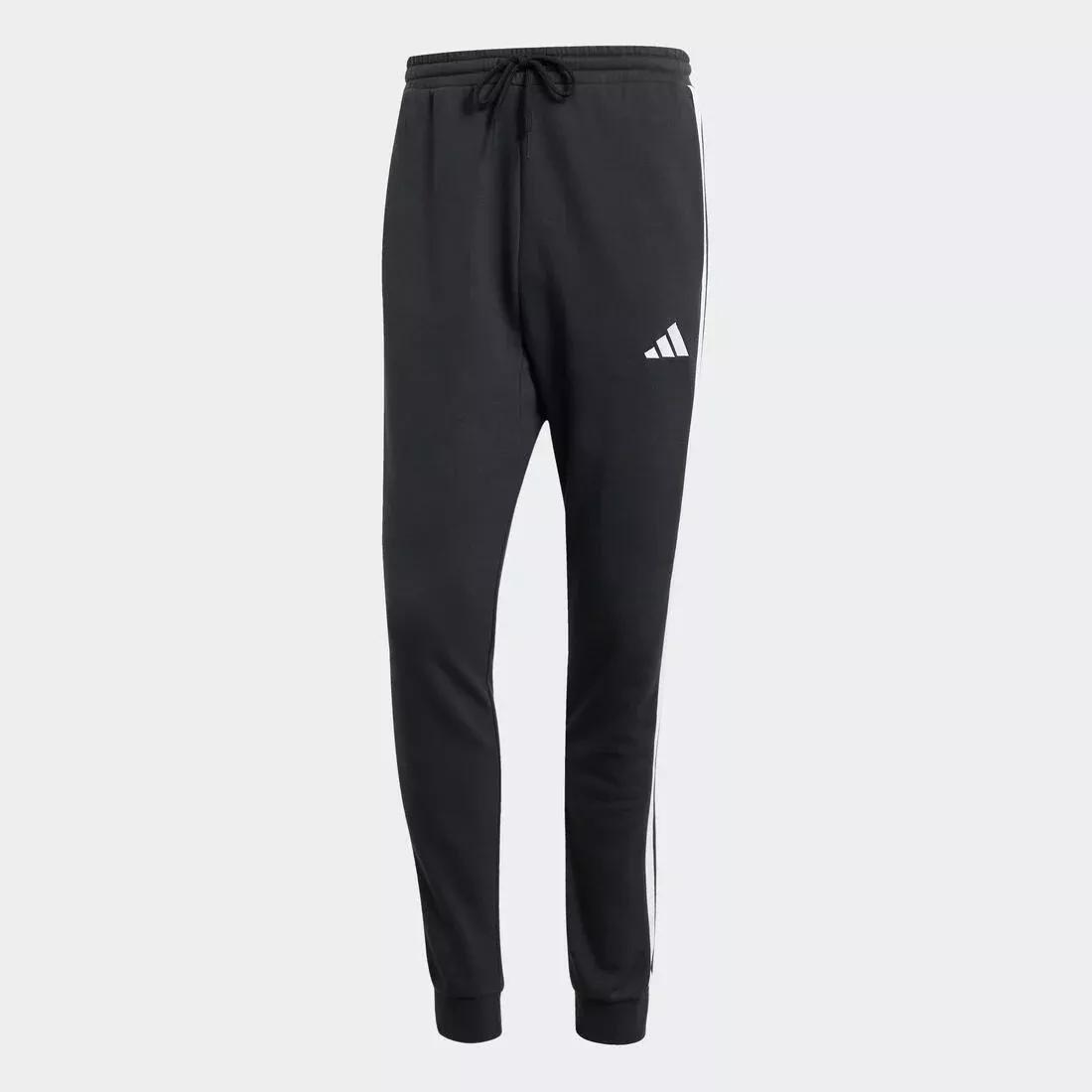 Essential 3-Stripes French Terry Joggers, Black, , medium