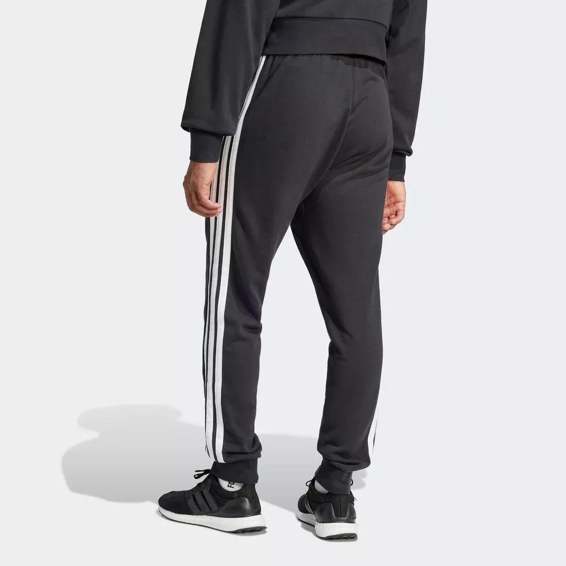 Essential 3-Stripes French Terry Joggers, Black, , medium