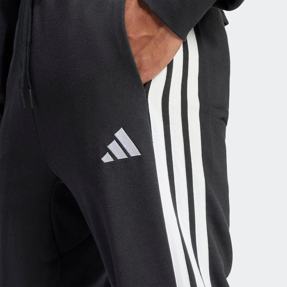Essential 3-Stripes French Terry Joggers, Black, , large image number 5