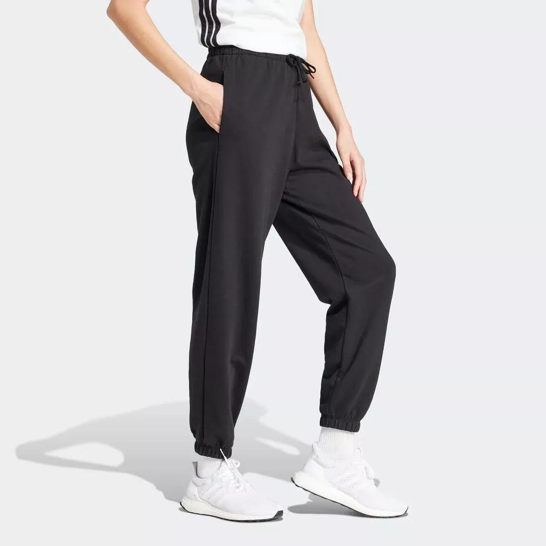Essentials Small Logo French Terry Cuffed Joggers, Black, No Color, large image number 3