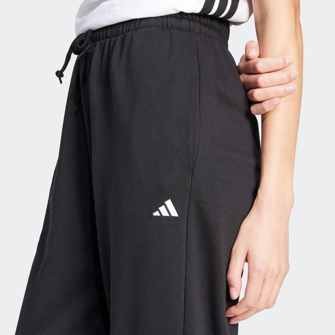 Essentials Small Logo French Terry Cuffed Joggers, Black, No Color, large image number 4