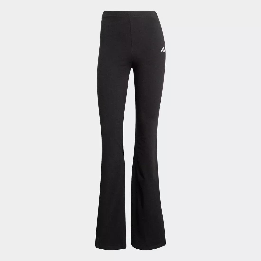 Essentials Small Logo Flared Leggings, Black, No Color, large image number 0