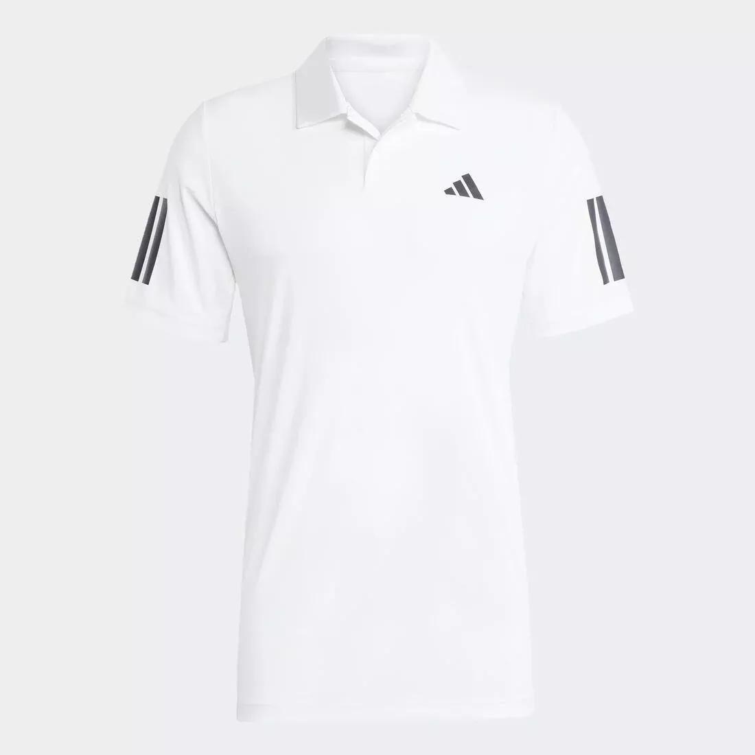 Club Tennis 3-Stripes Polo Shirt, White, , large image number 0
