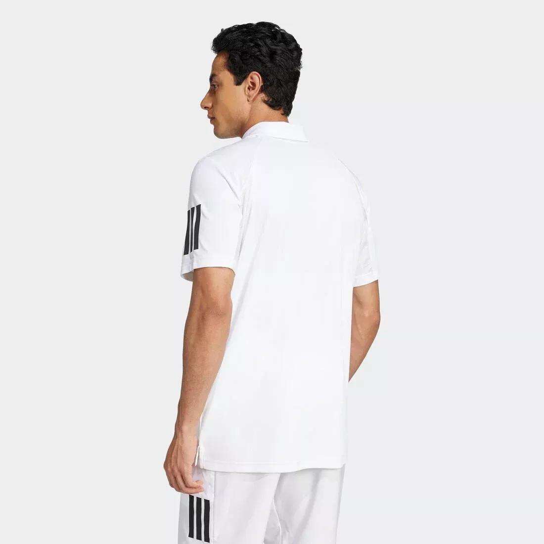Club Tennis 3-Stripes Polo Shirt, White, , large image number 2