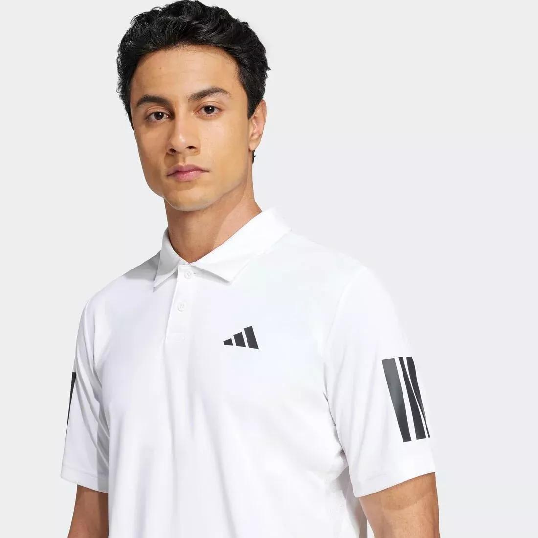 Club Tennis 3-Stripes Polo Shirt, White, , large image number 4
