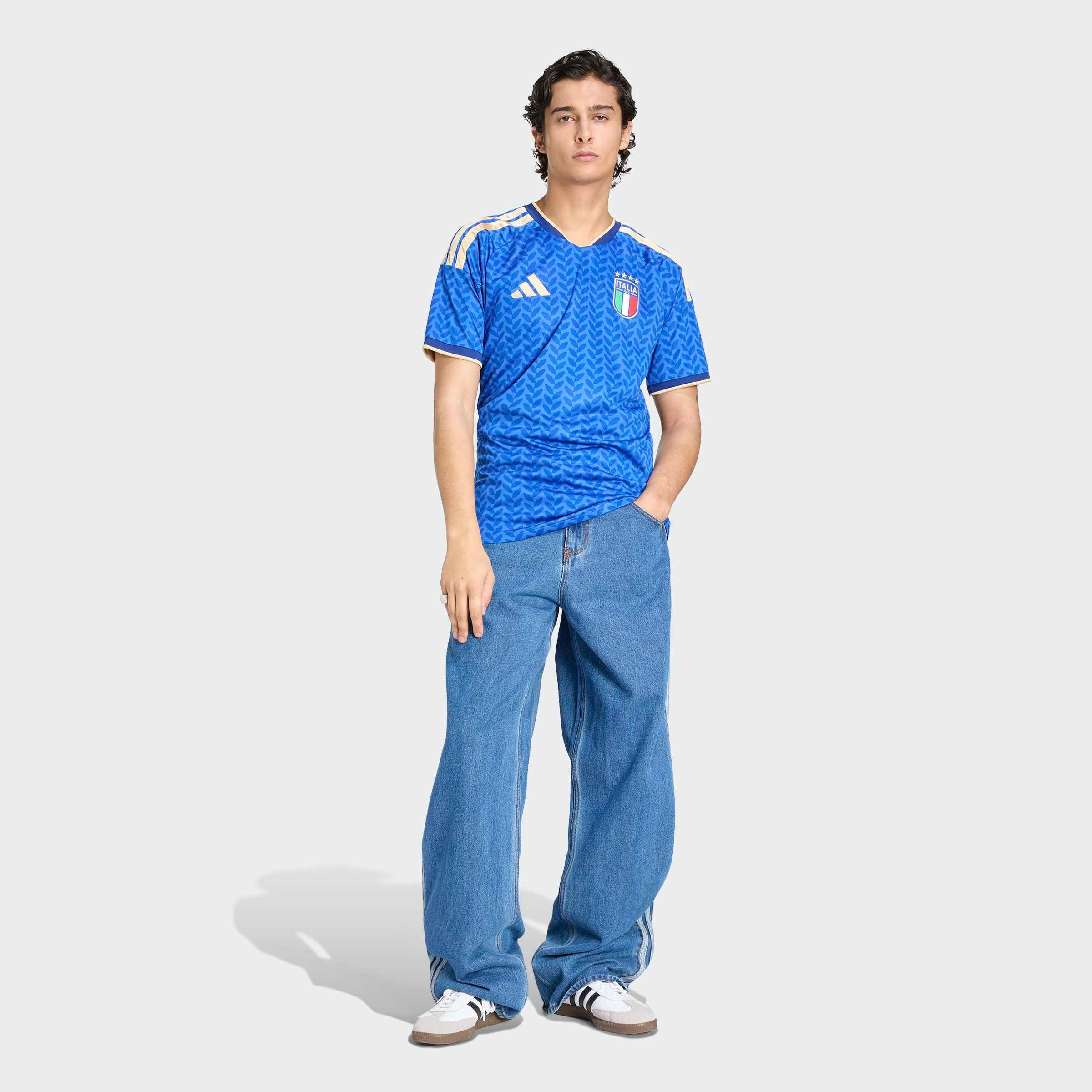 Italy 26 Home Replica Jersey , Blue, No Color, large image number 4