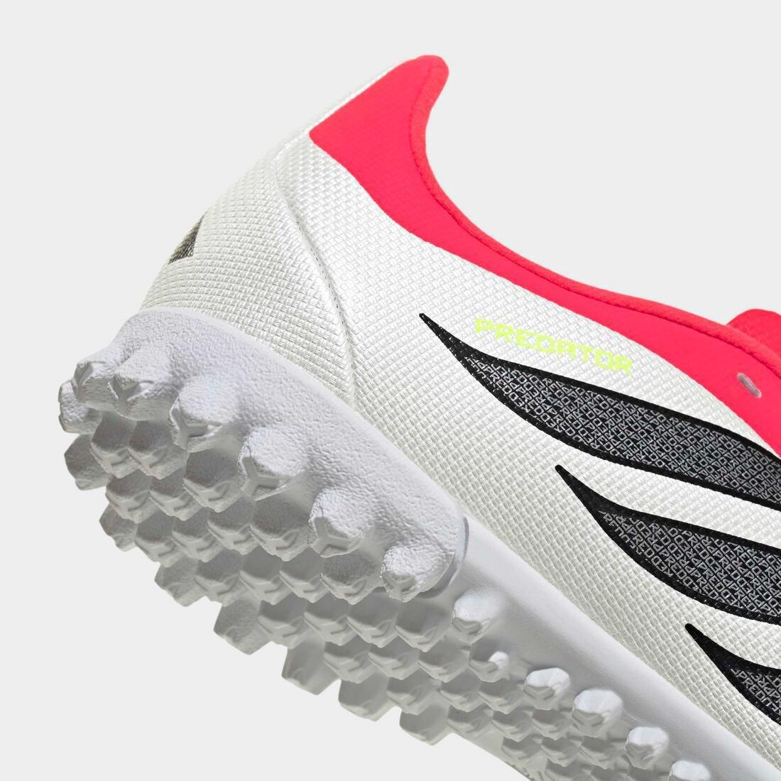Kids Unisex Predator Club Turf Football Shoes, Red, , large image number 6