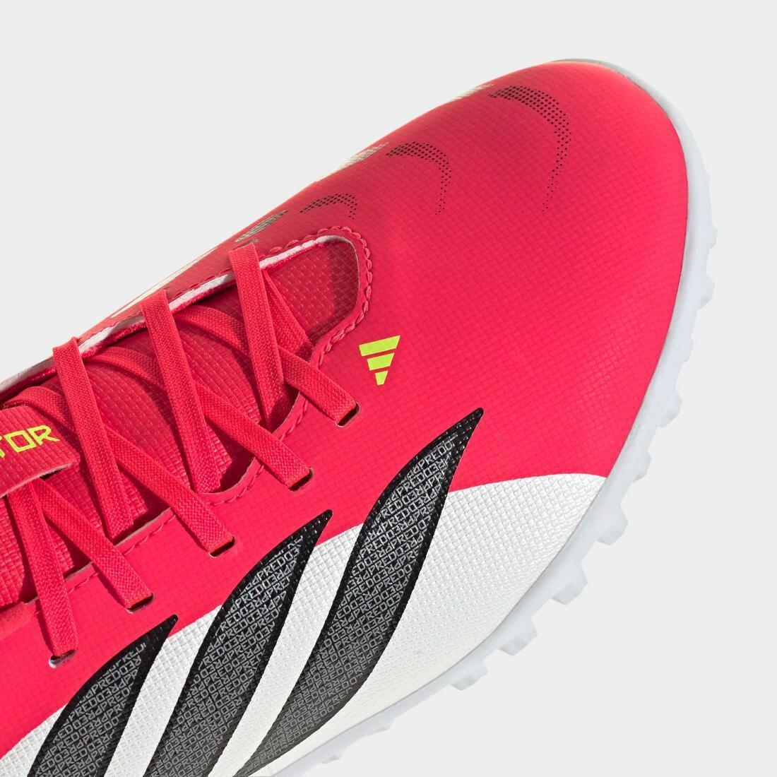 Kids Unisex Predator Club Turf Football Shoes, Red, , large image number 7