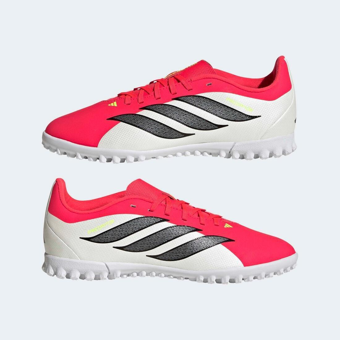 Kids Unisex Predator Club Turf Football Shoes, Red, , large image number 8