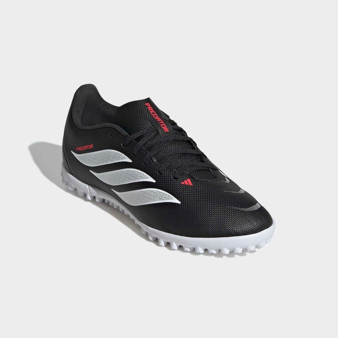 Kids Unisex Predator Club Turf Football Shoes, Black, , large image number 4