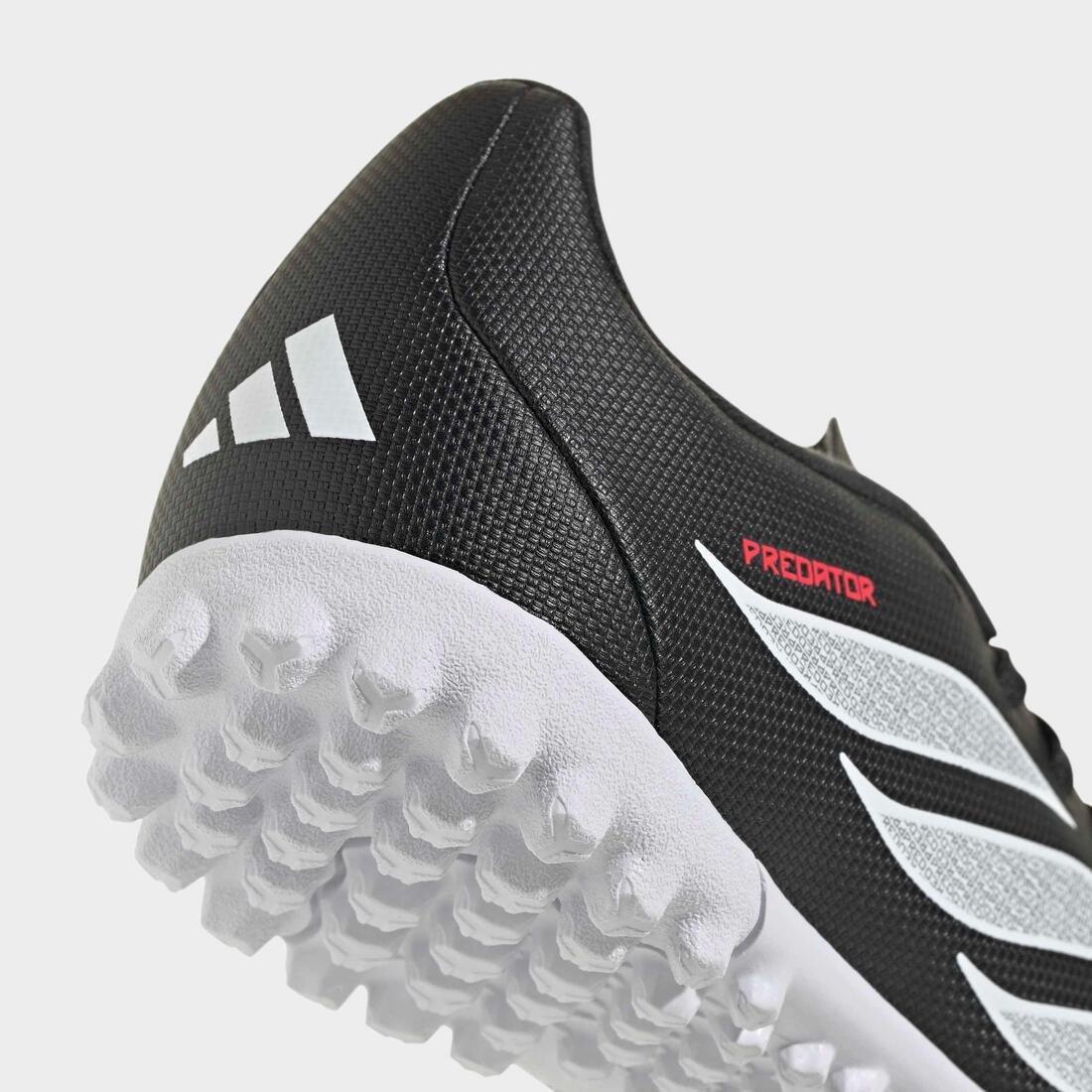 Kids Unisex Predator Club Turf Football Shoes, Black, , large image number 6