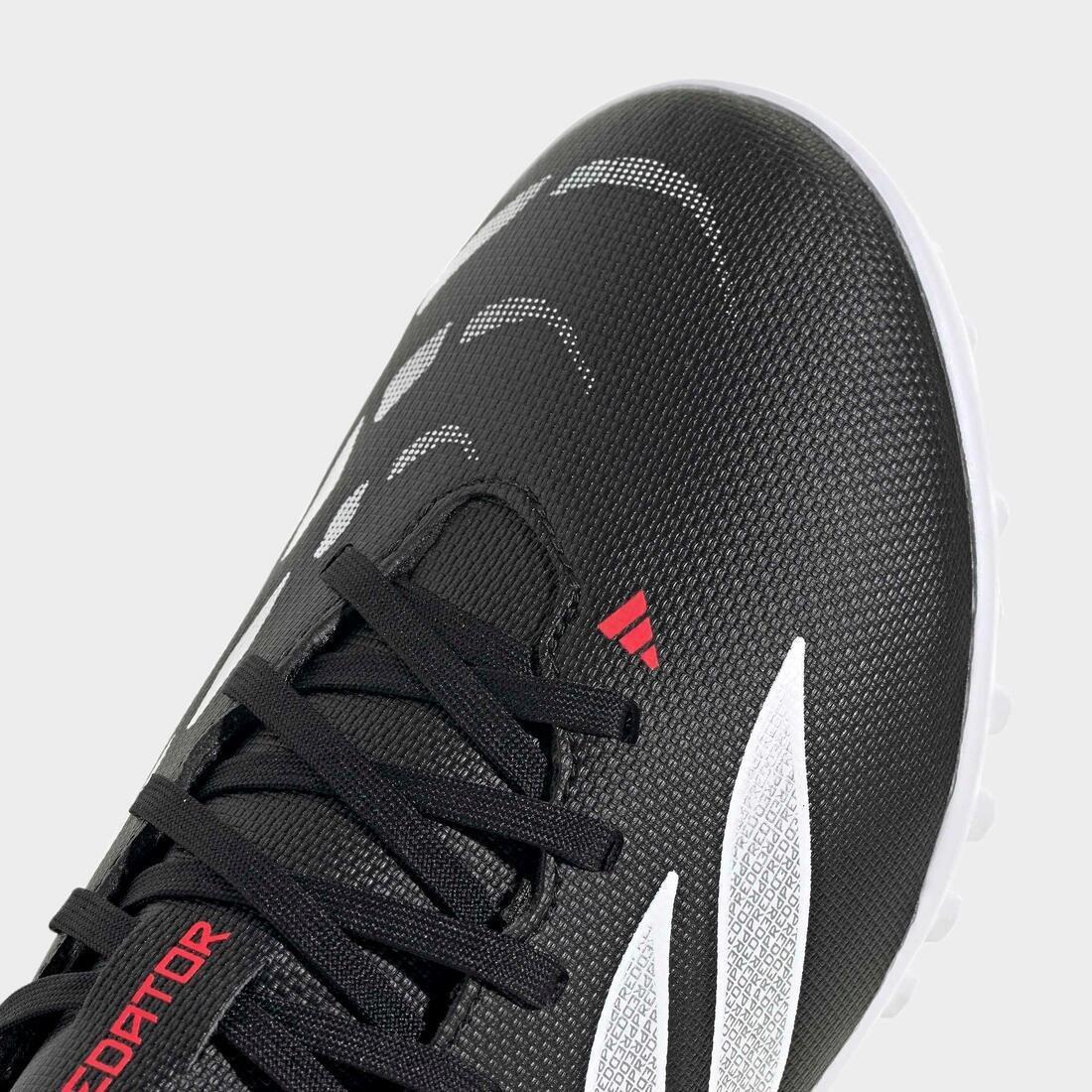 Kids Unisex Predator Club Turf Football Shoes, Black, , large image number 7