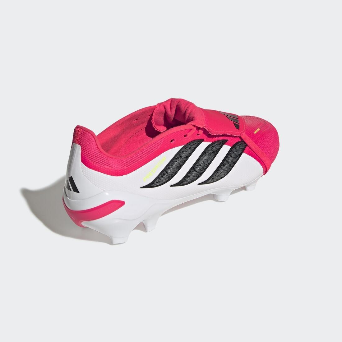 Unisex Predator League Fold-Over Tongue Firm Ground Football Boots, Red, , large image number 5