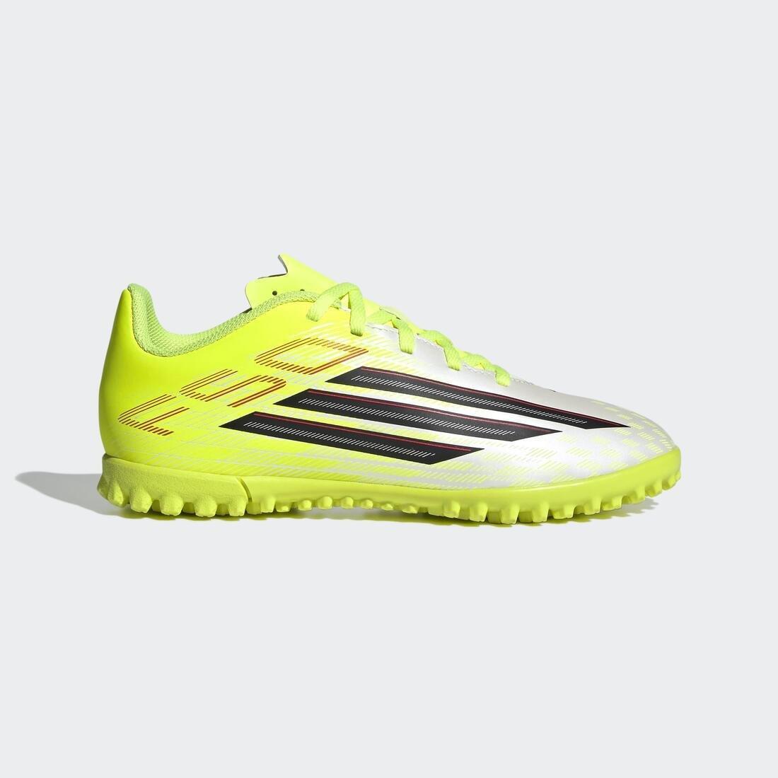 Kids Unisex F50 Club Turf Football Shoes, Yellow, , medium