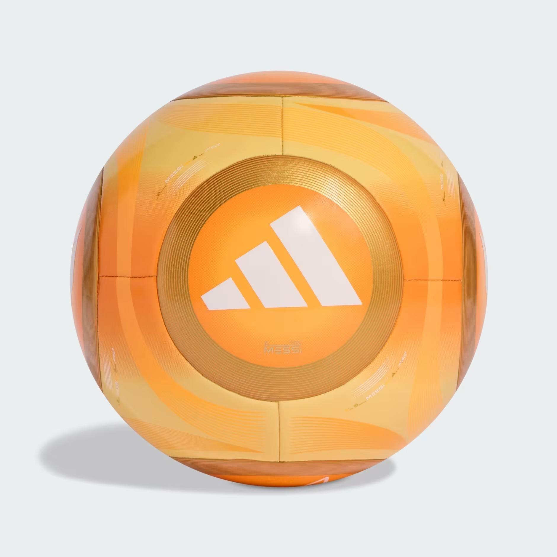 Unisex Messi Club Ball, Orange, No Color, medium