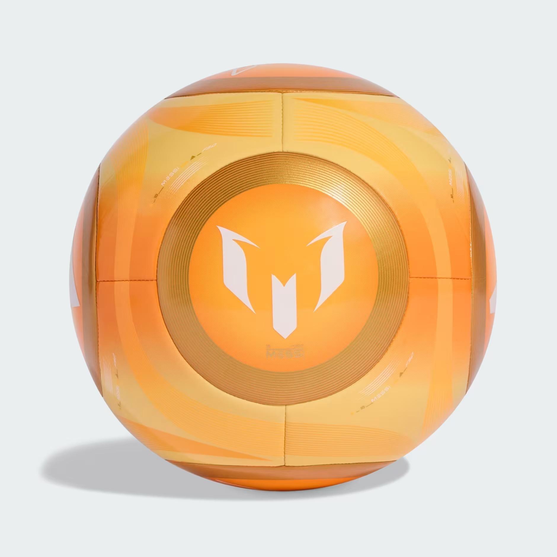 Unisex Messi Club Ball, Orange, No Color, medium