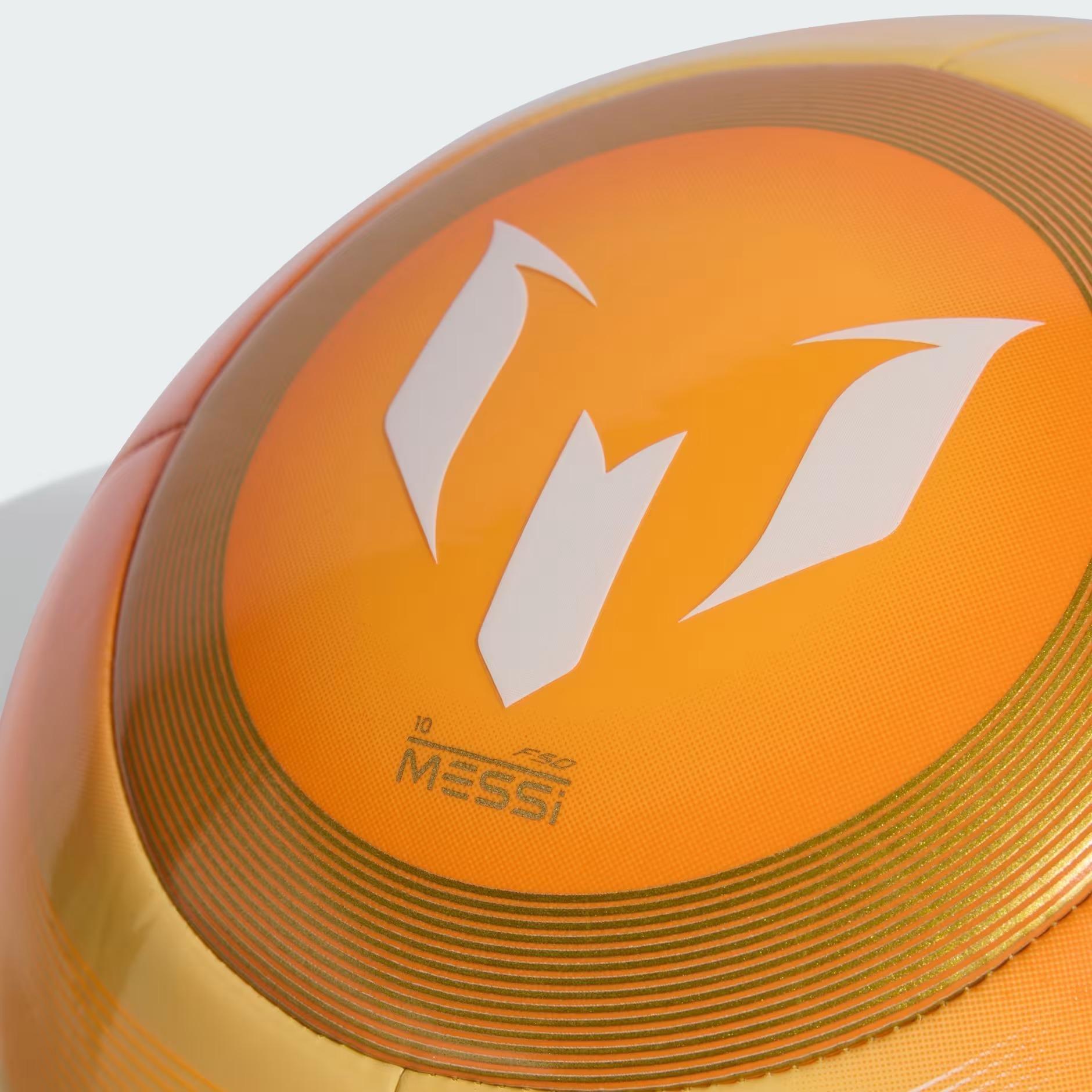 Unisex Messi Club Ball, Orange, No Color, large image number 3