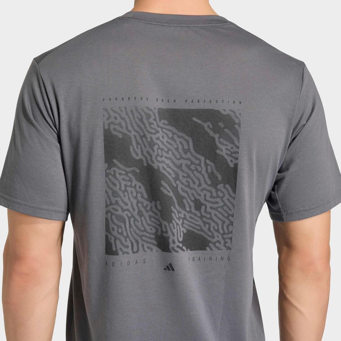 Climacool Camo Training Graphic T-Shirt, Grey, , large image number 5