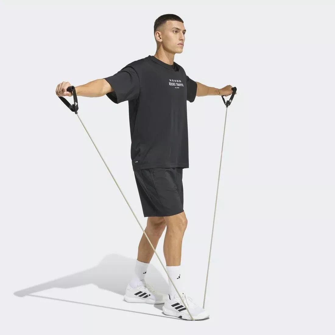 Climacool Power Training Graphic T-Shirt, Black, No Color, large image number 3