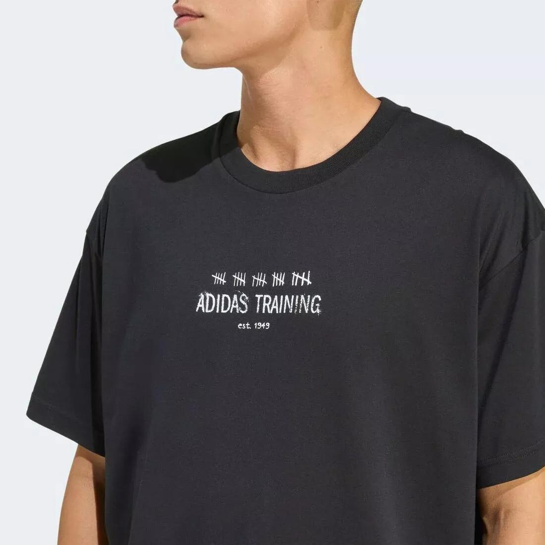 Climacool Power Training Graphic T-Shirt, Black, No Color, large image number 5