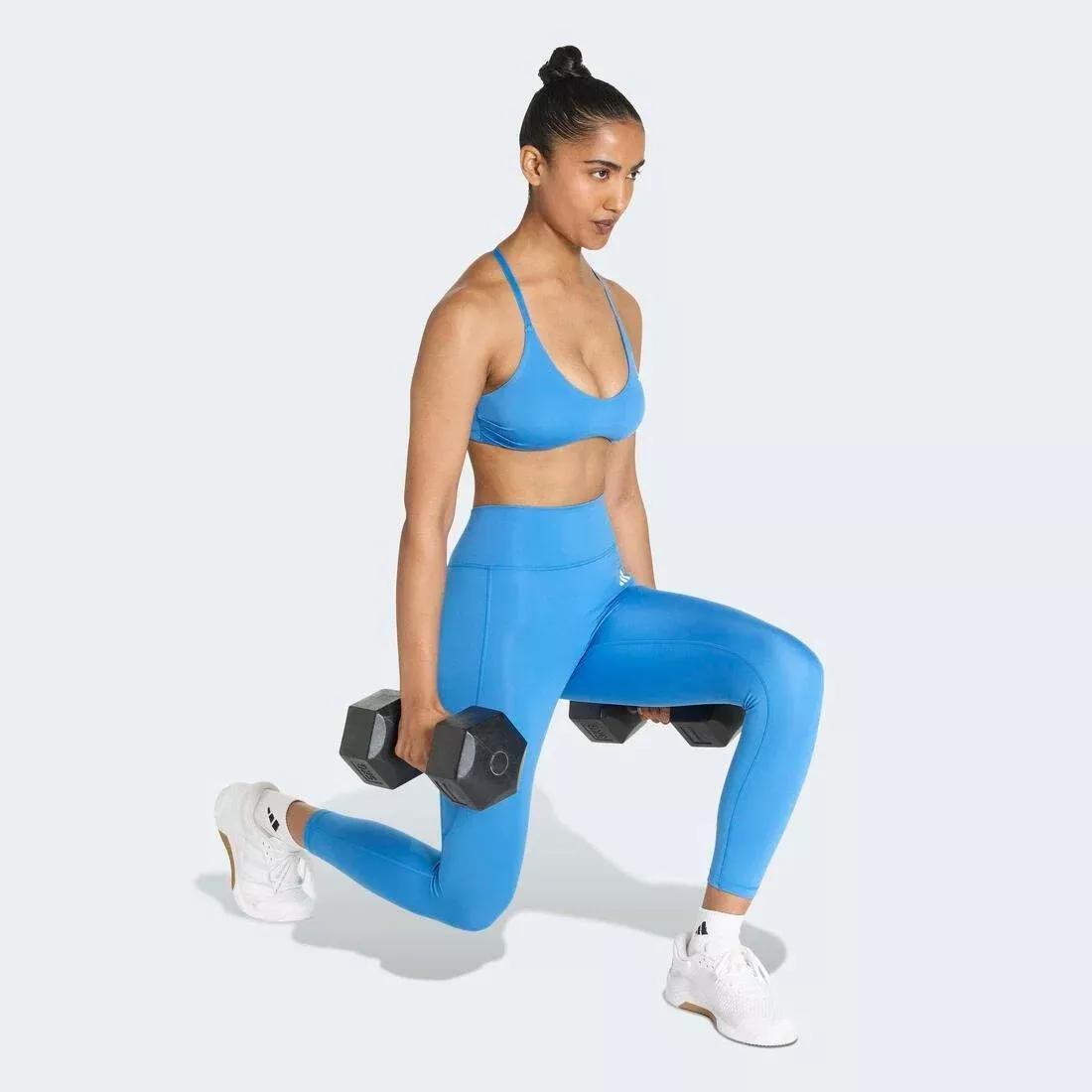 Optime Essentials No Front Rise Seam 7/8 Leggings, Blue, No Color, large image number 3