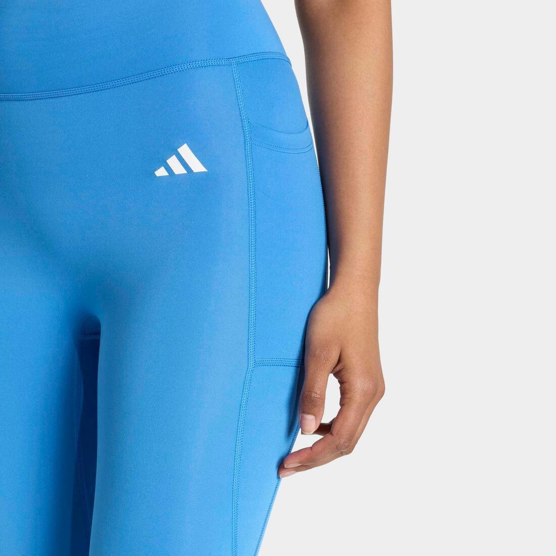 Optime Essentials No Front Rise Seam 7/8 Leggings, Blue, No Color, large image number 4