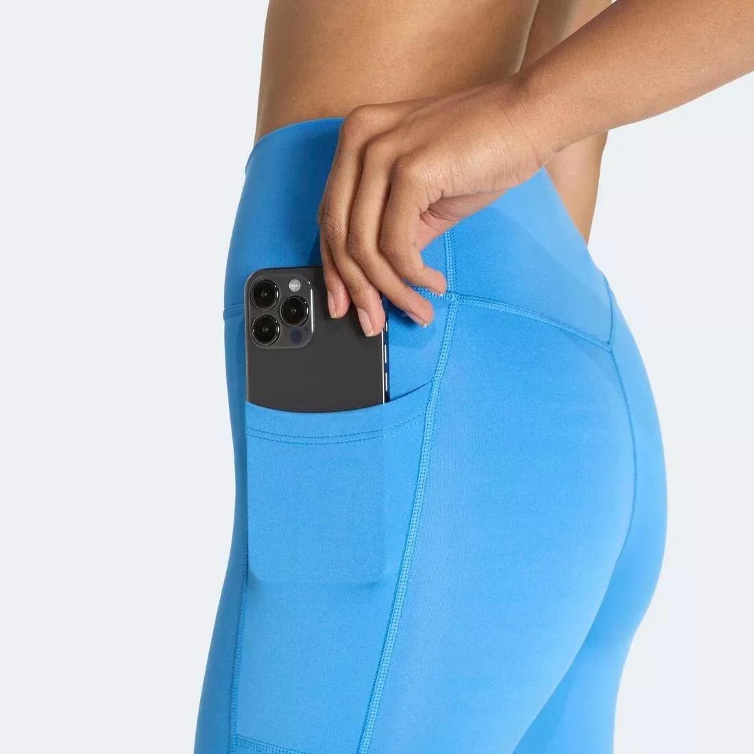 Optime Essentials No Front Rise Seam 7/8 Leggings, Blue, No Color, large image number 5