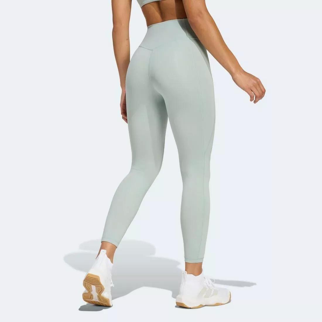 Optime Essentials No Front Rise Seam 7/8 Leggings, Green, No Color, medium