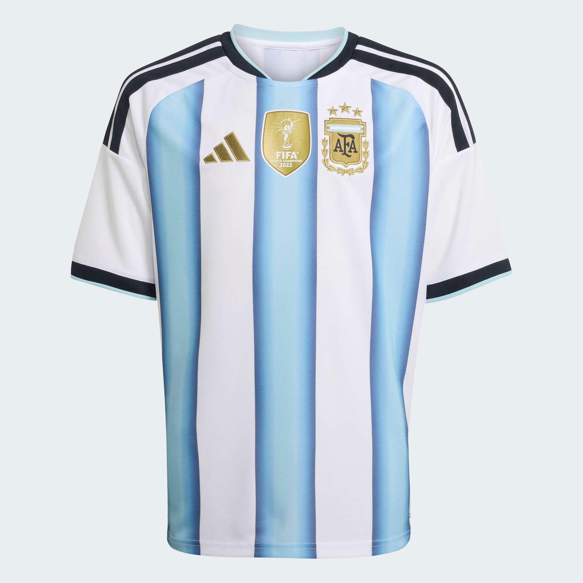 Kids Unisex Argentina 26 Home Jersey, White, No Color, large image number 0