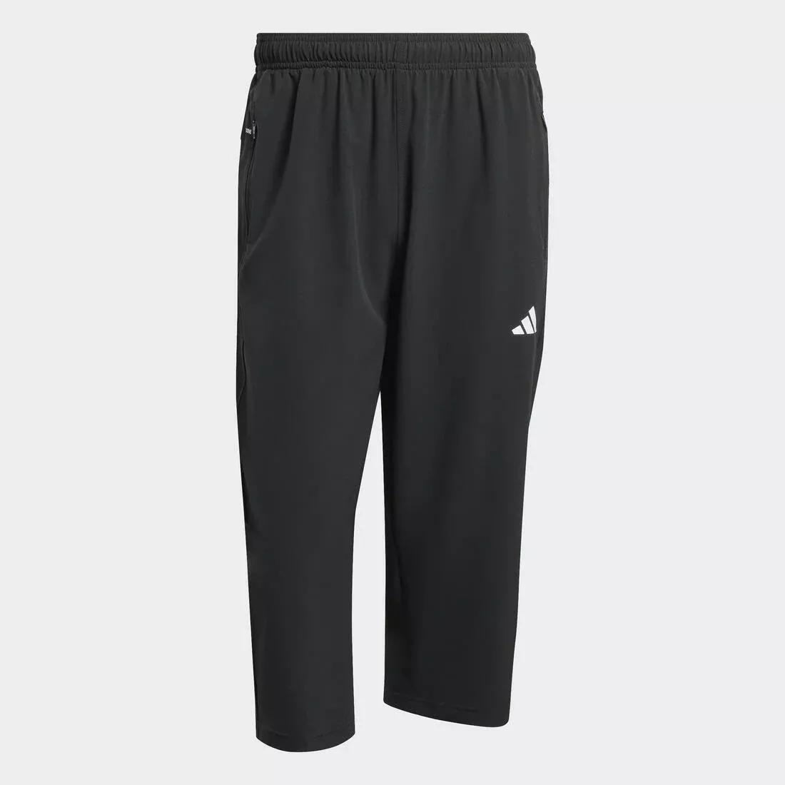 Workout Essentials Flex Woven 3/4 Pant, Black, , medium