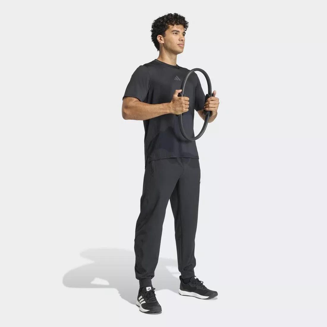Workout Essentials Flex Woven Pant, Black, , large image number 3