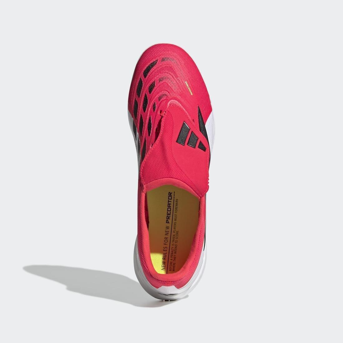 Unisex PREDATOR LEAGUE Fold-Over Tongue Turf Football Shoes, Red, , medium