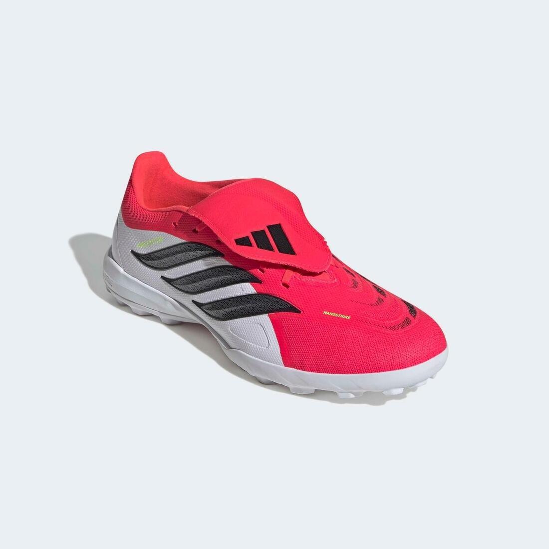 Unisex PREDATOR LEAGUE Fold-Over Tongue Turf Football Shoes, Red, , large image number 4