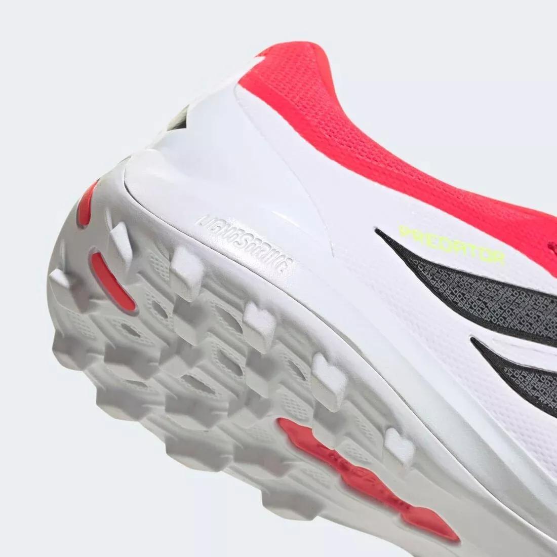 Unisex PREDATOR LEAGUE Fold-Over Tongue Turf Football Shoes, Red, , large image number 6